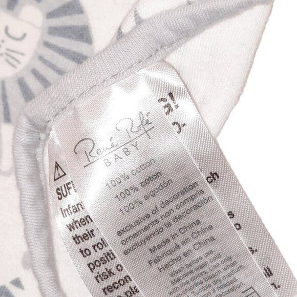 Rene Rofe Safari Lion Monkey Bear Tiger Baby Receiving Lovey Blanket 22" X 30" - Picture 4 of 5